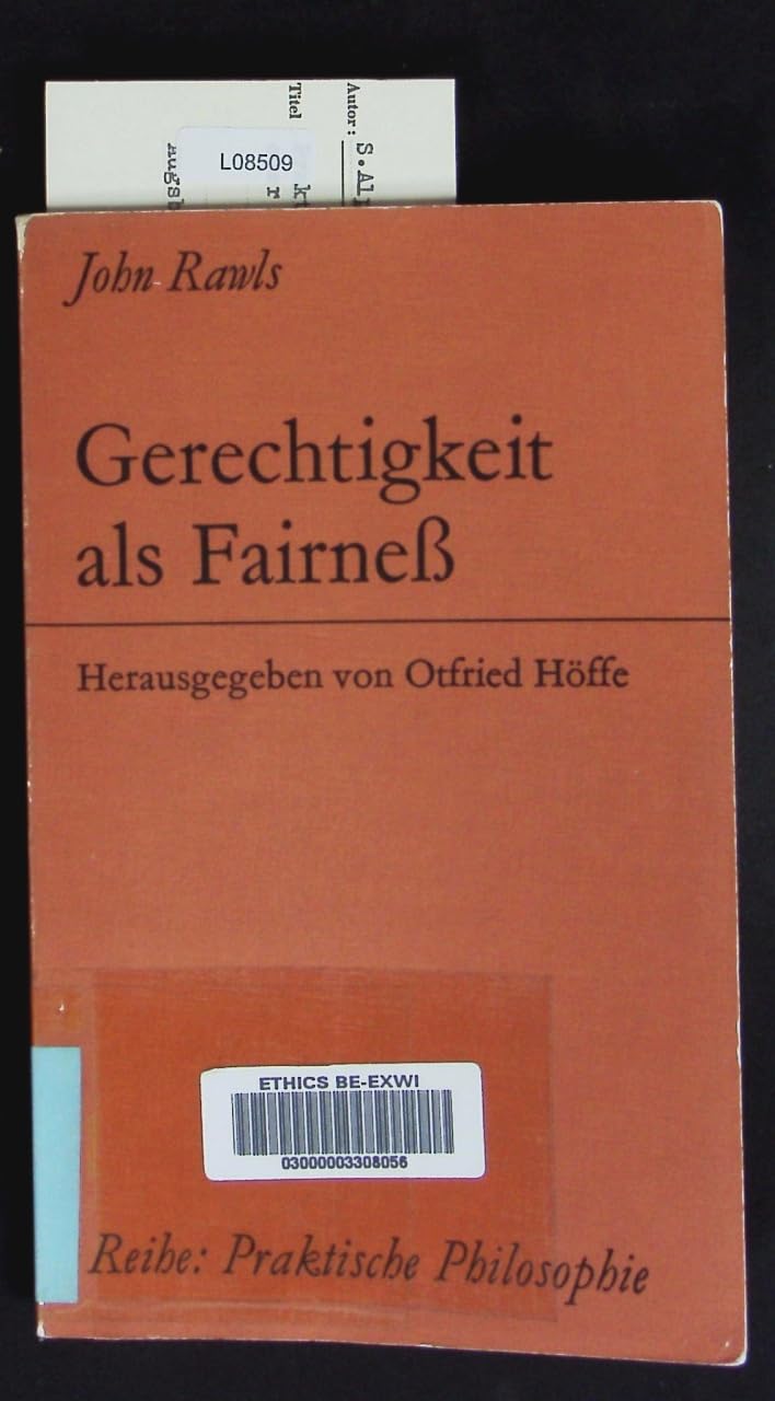 Gerechtigkeit als Fairness (Praktische Philosophie) Books