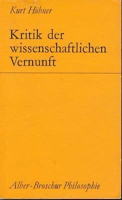 Kritik der wissenschaftlichen Vernunft. Philosophy