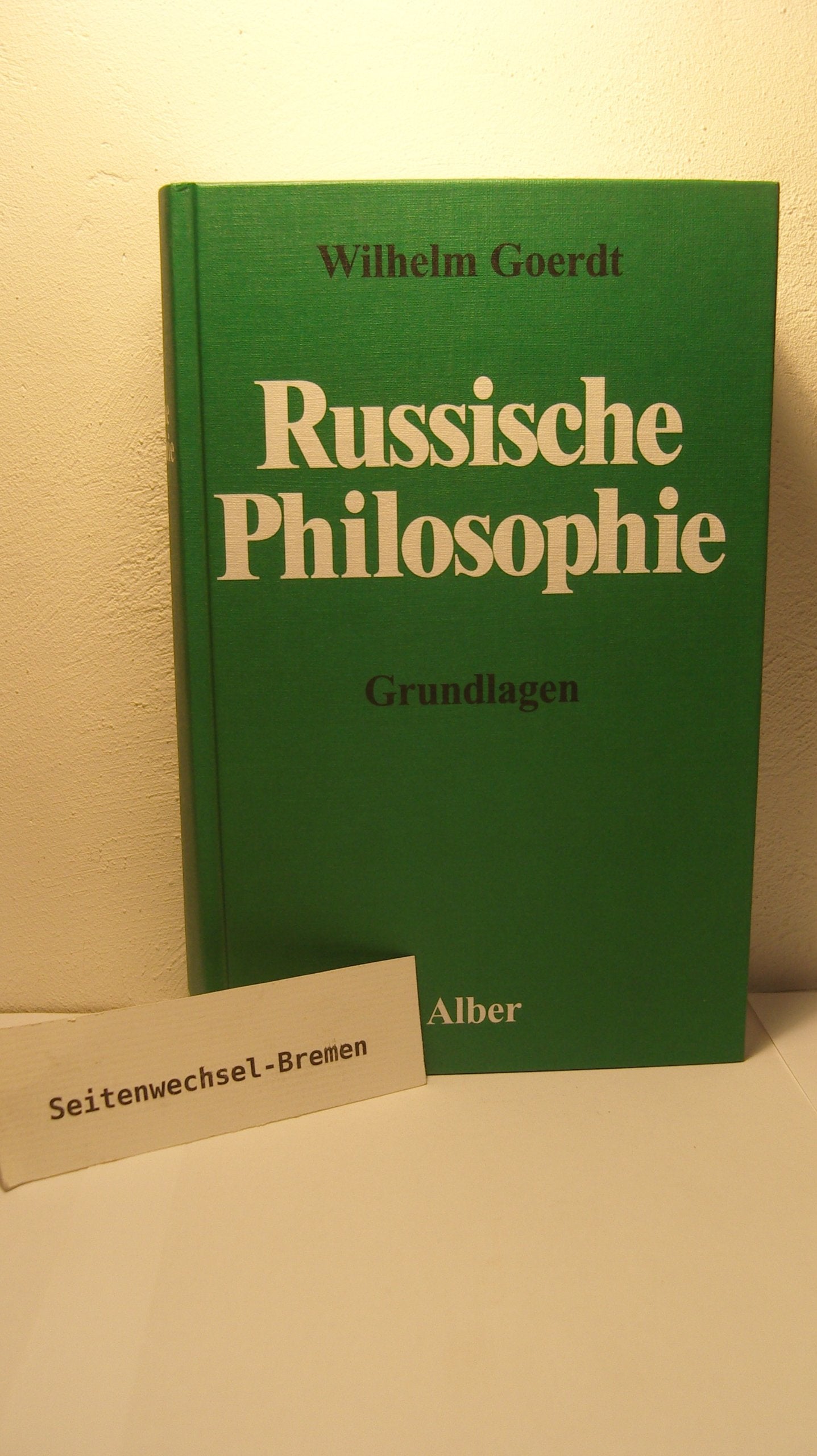 Russische Philosophie: Grundlagen Philosophy