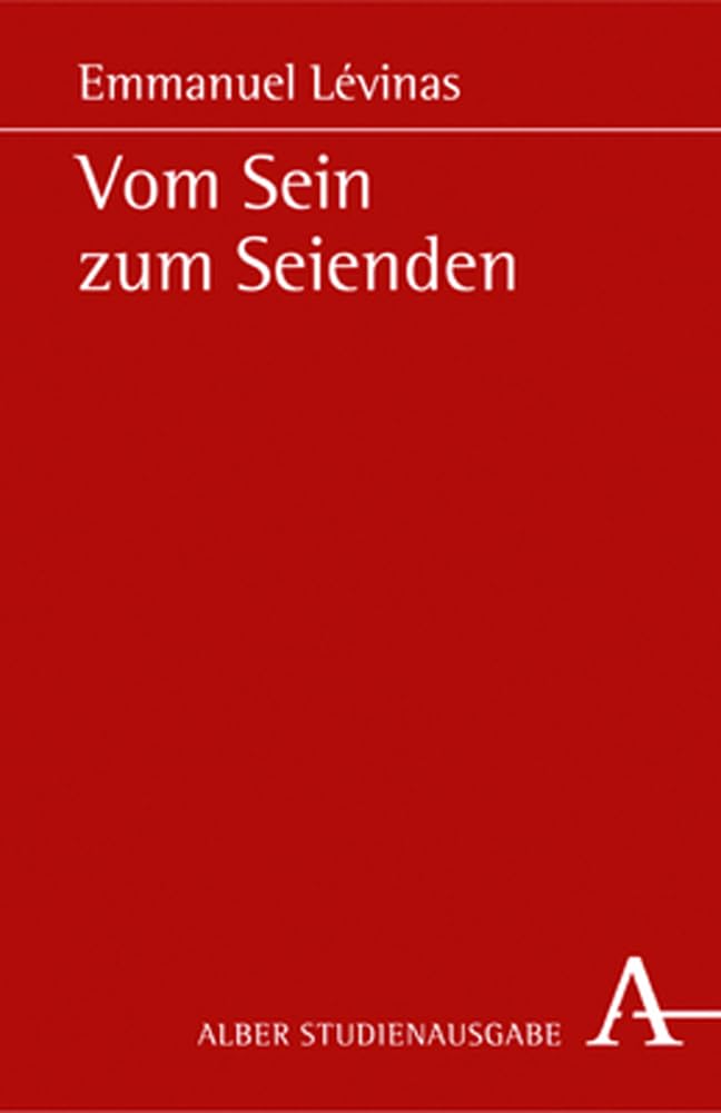 Vom Sein zum Seienden Philosophy Books
