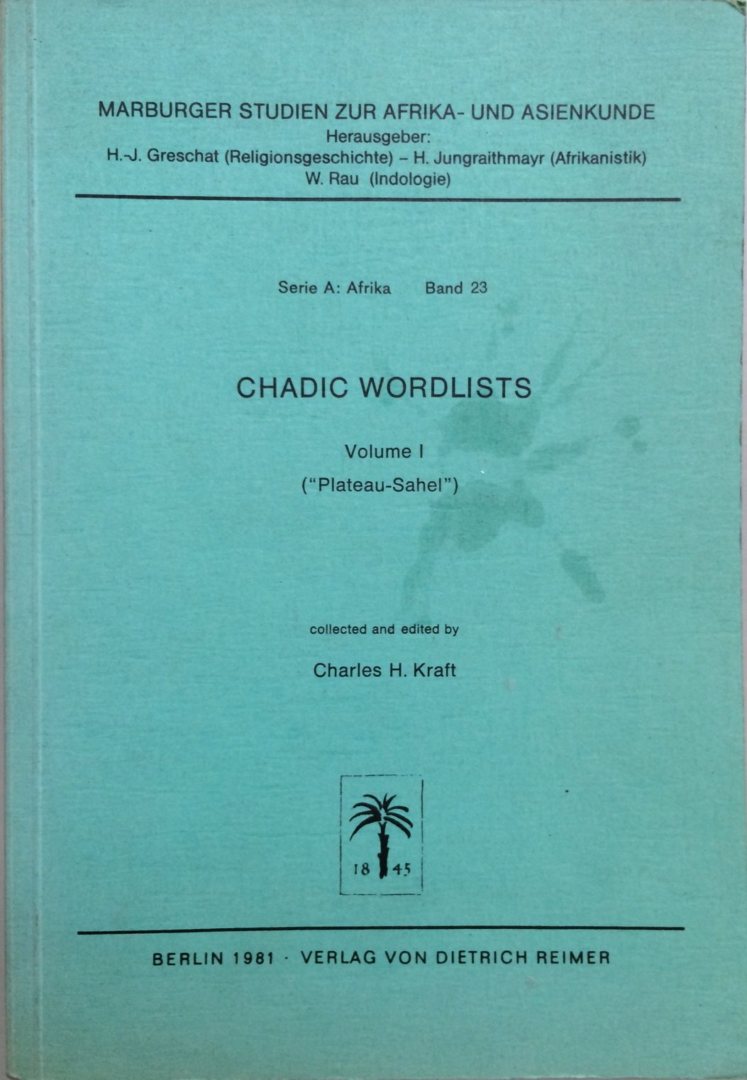 Chadic Wordlists, Vol.1, 'Plateau-Sahel': Serie A: Afrika (Marburger Studien zur Afrika- und Asienkunde: Serie A: Afrika) Contemporary literature