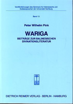 Wariga: Beiträge zur balinesischen Divinationsliteratur Books