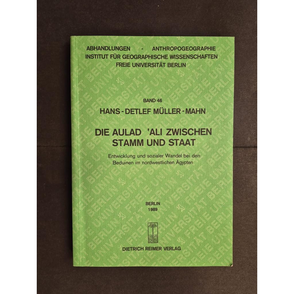 Die Aulad 'Ali zwischen Stamm und Staat Books