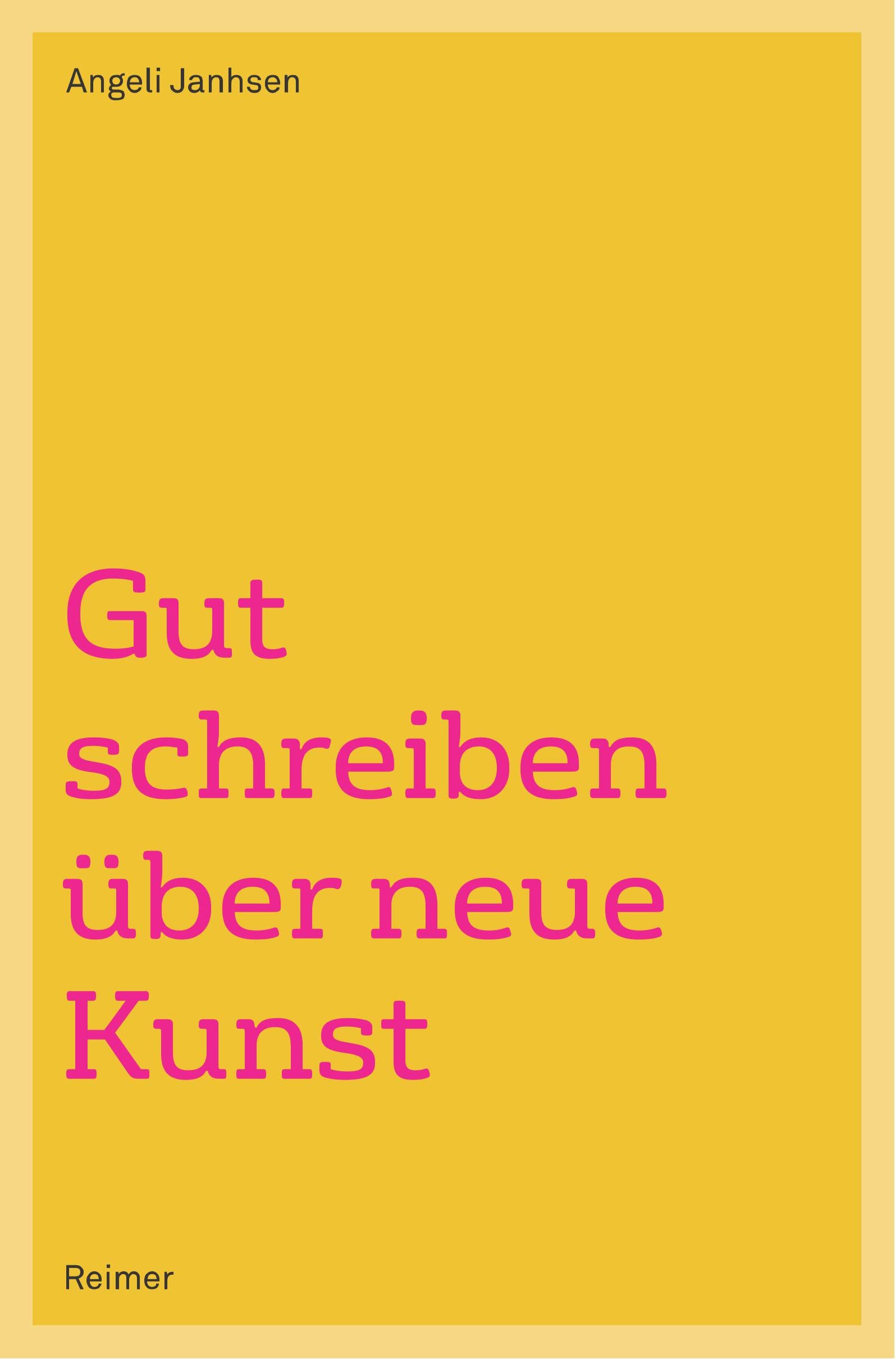 Gut schreiben über neue Kunst Film, Art & Culture