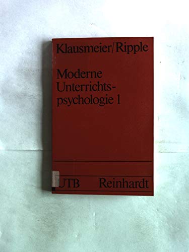 Moderne Unterrichtspsychologie / Lernen und menschliche Fähigkeiten Books