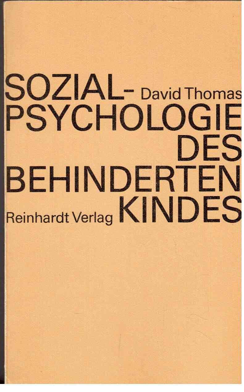 Sozialpsychologie des behinderten Kindes Parents & Children