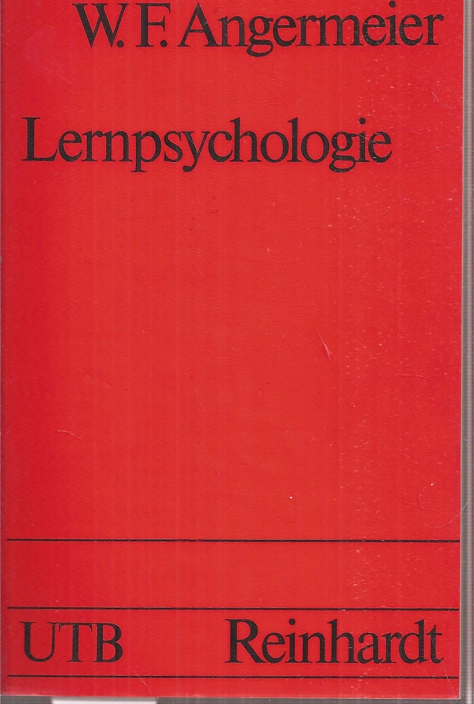Lernpsychologie (UTB S (Small-Format): Uni-Taschenbücher) Psychology