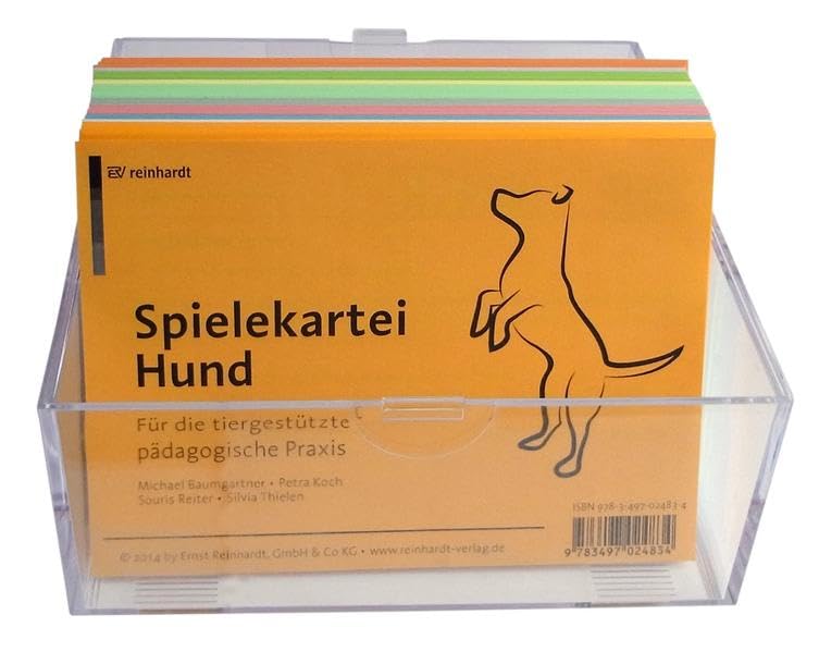 Spielekartei Hund: Für die tiergestützte pädagogische Praxis. Mit 165 farbigen Karteikarten (DIN A6) und einer Kartenschutzhülle. Books