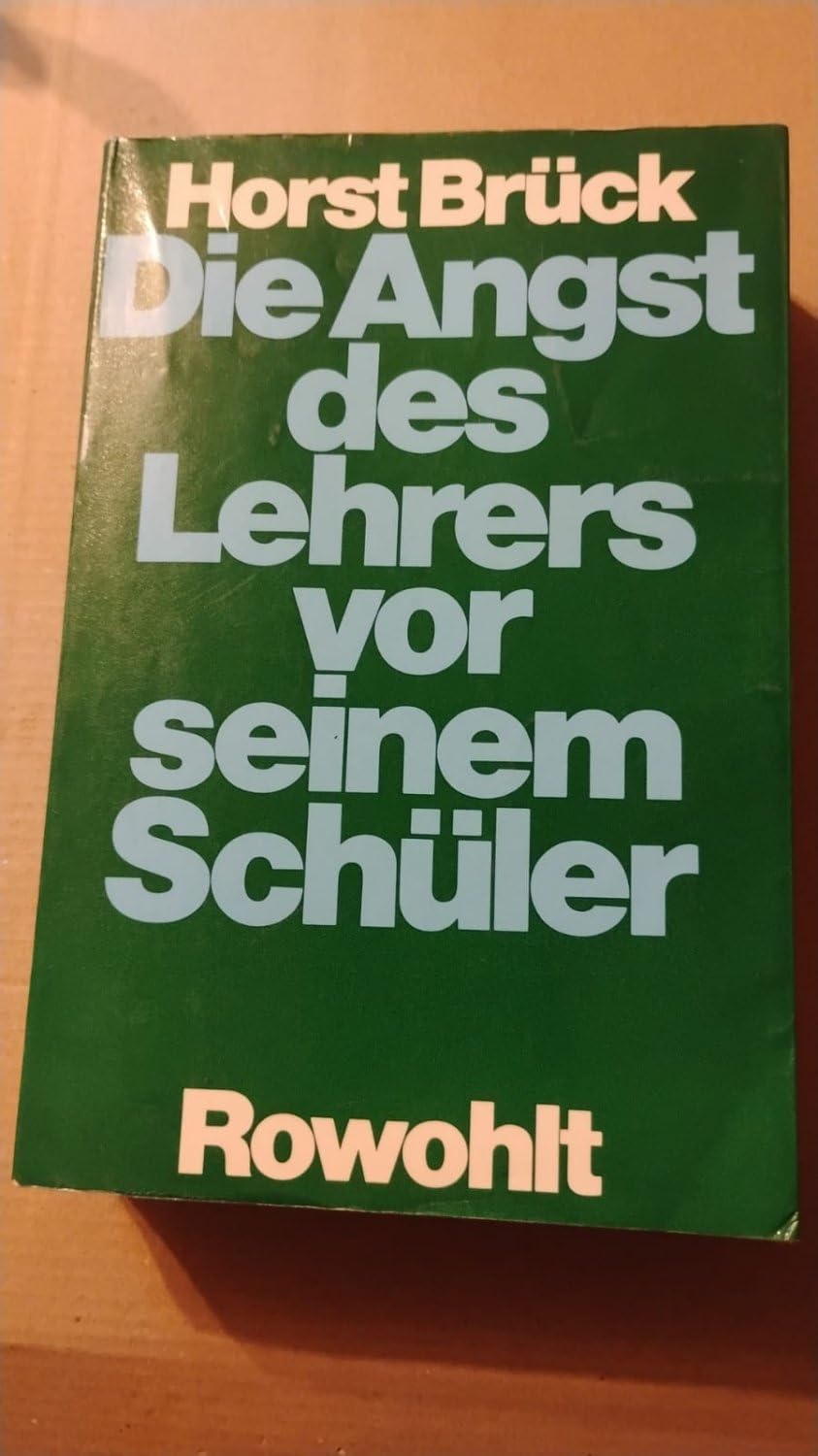 Die Angst des Lehrers vor seinem Schüler Social Sciences