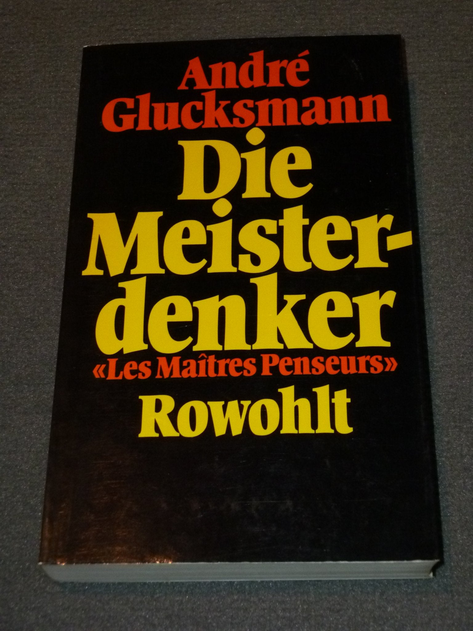 Die Meisterdenker Philosophy
