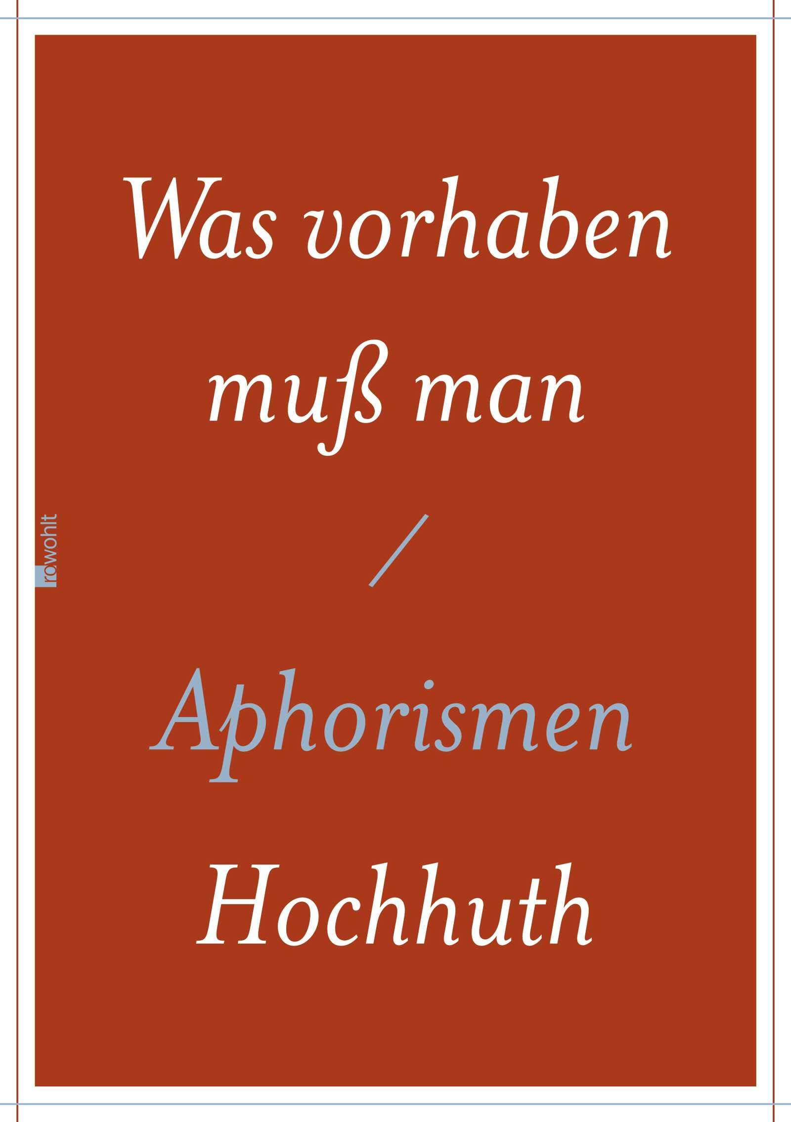 Product Image: Was vorhaben muß man
