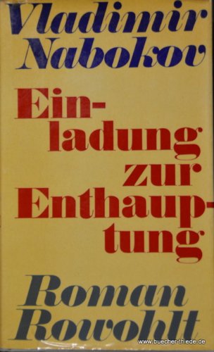 Einladung zur Enthauptung (Nabokov: Gesammelte Werke, Band 4) - Nabokov, Vladimir book