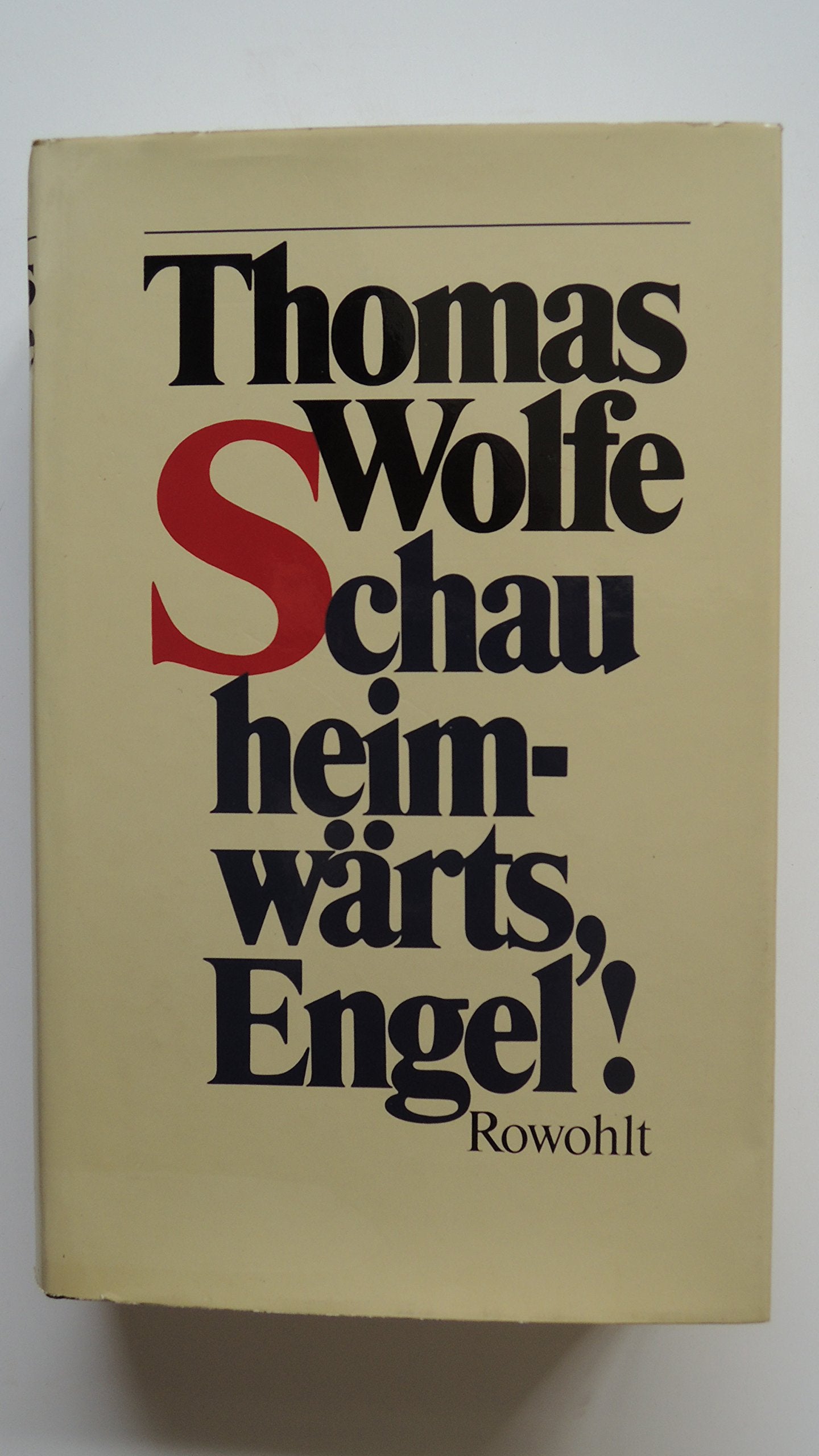 Schau heimwärts, Engel. Eine Geschichte vom begrabnen Leben Contemporary literature