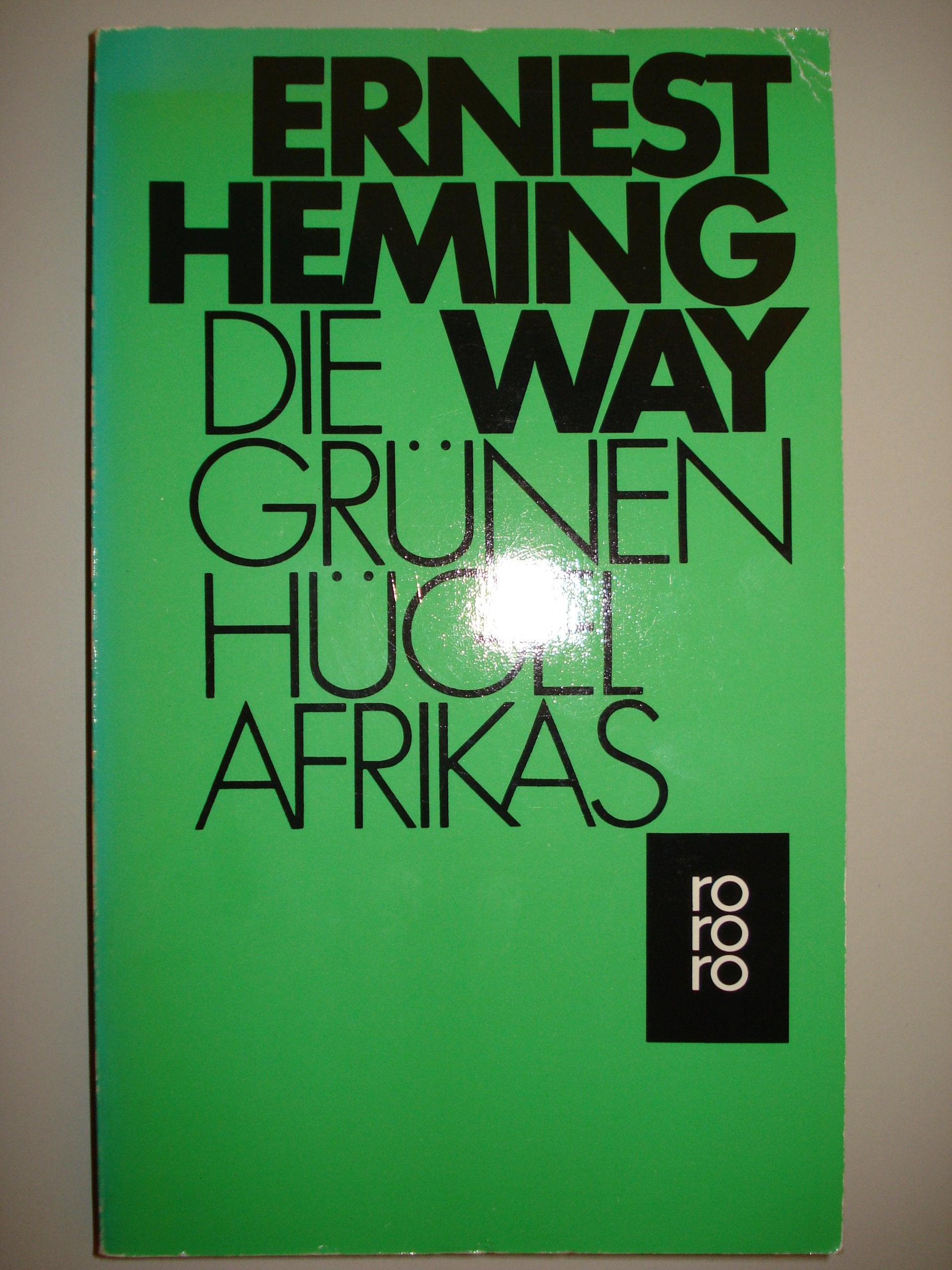 Die grünen Hügel Afrikas Contemporary literature