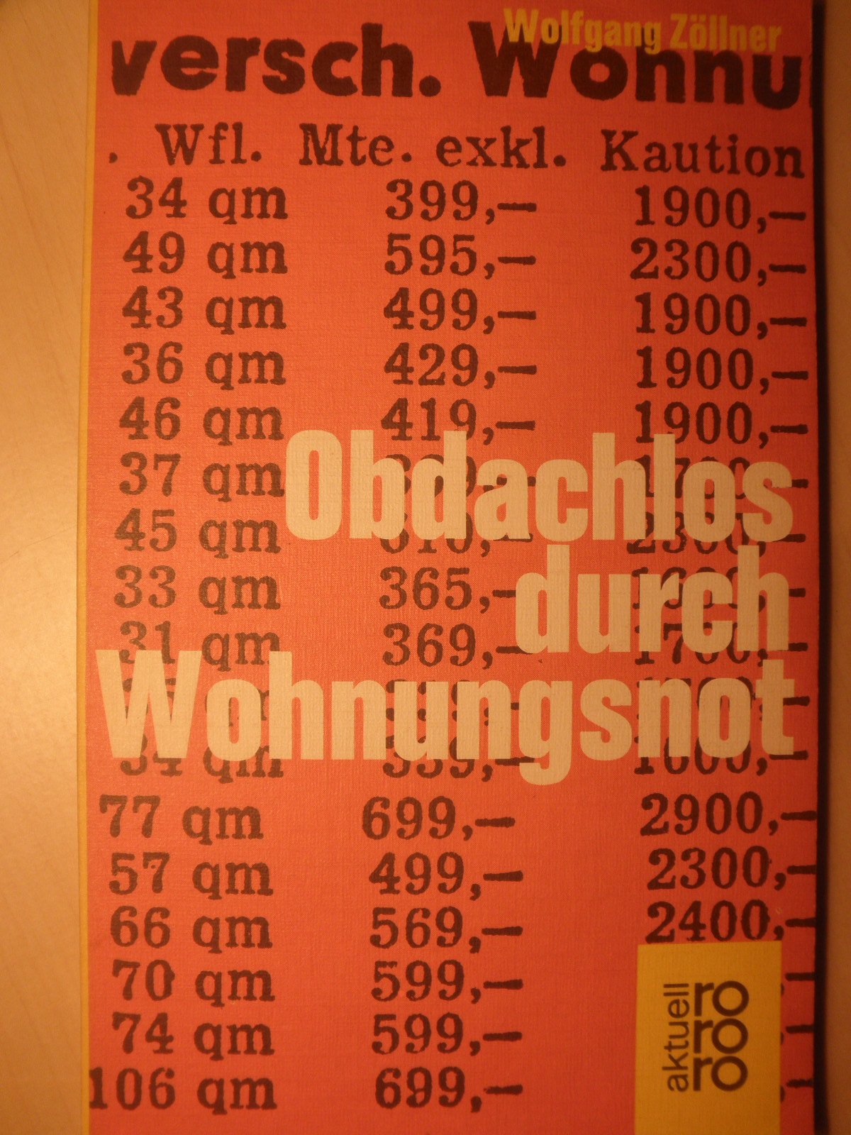 Obdachlos durch Wohnungsnot: Ein Beitrag zur Differenzierung der Obdachlosigkeit Books
