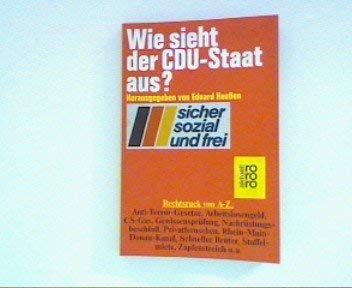 Wie sieht der CDU- Staat aus? Rechtsruck von A - Z. Politics & History
