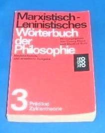 Marxistisch-Leninistisches Wörterbuch der Philosophie / Marxistisch-Leninistisches Wörterbuch der Philosophie Books