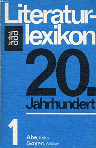 Literaturlexikon 20. Jahrhundert book