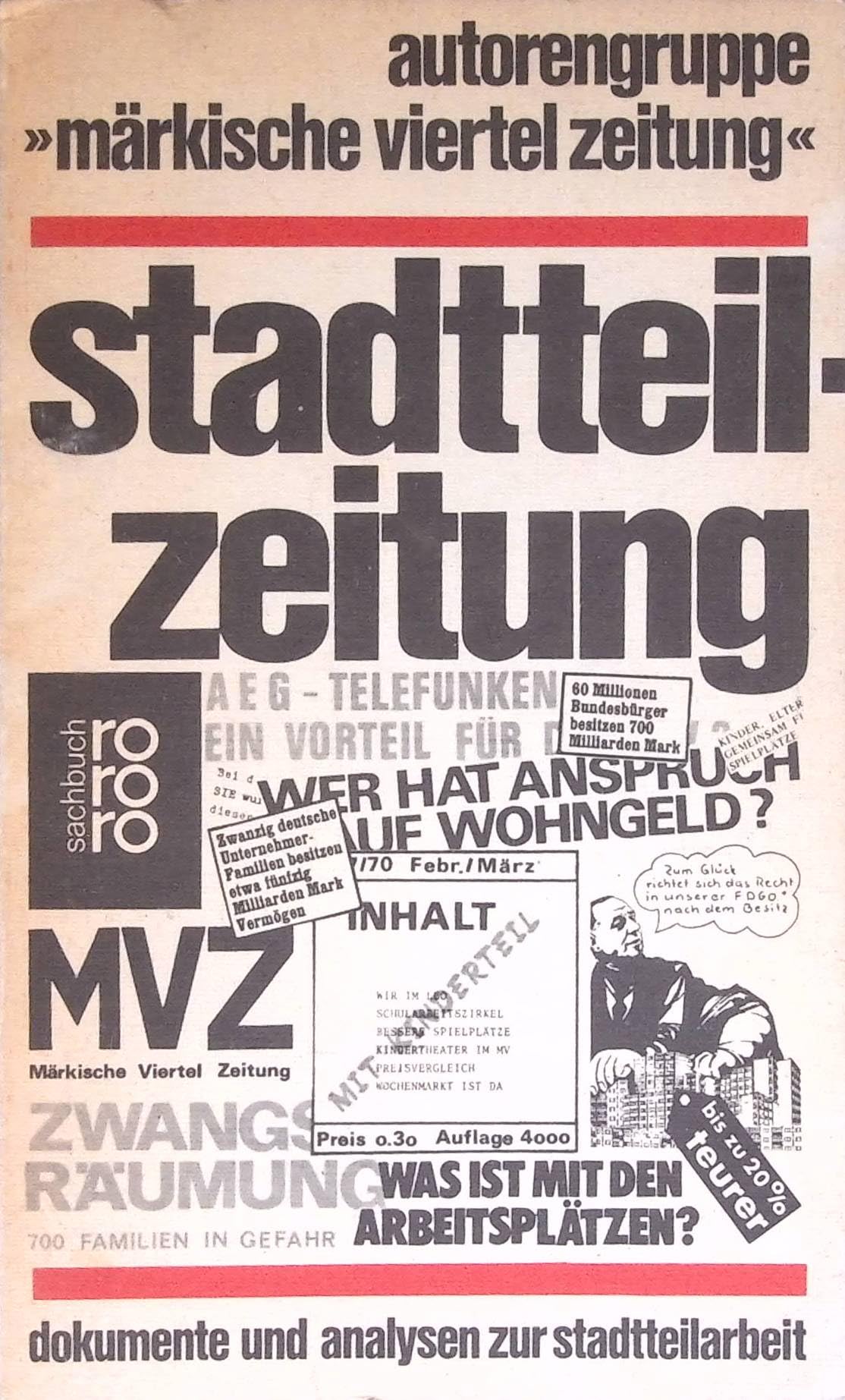 Stadtteilzeitung. Dokumente und Analysen zur Stadtteilarbeit. Social Sciences