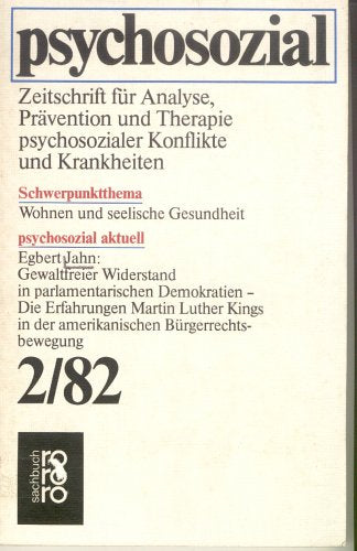 Psychosozial 14: Zeitschrift für Analyse, Prävention und Therapie psychosozialer Konflikte und Krankheiten Books
