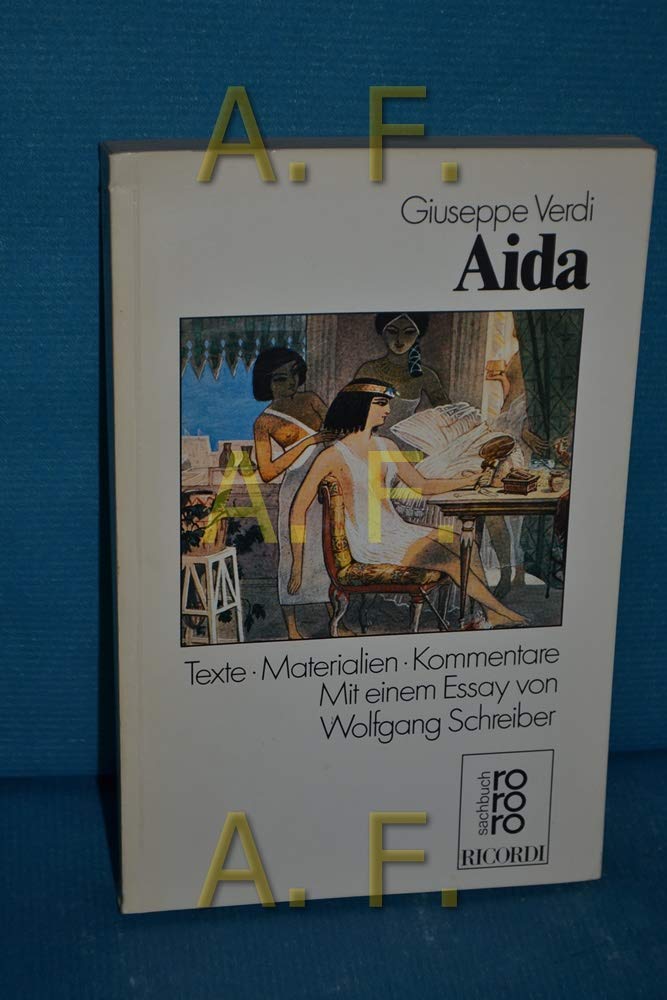 Product Image: Aida. Texte, Materialien, Kommentare