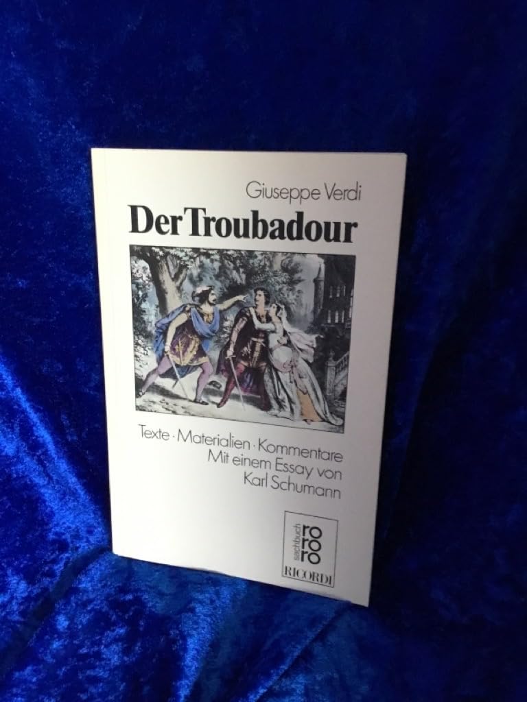 Der Troubadour: Texte, Materialien, Kommentare Sheet Music