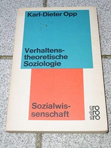 Verhaltenstheoretische Soziologie. Social Sciences