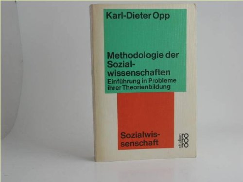Methodologie der Sozialwissenschaften : Einf. in Probleme ihrer Theorienbildung. Books