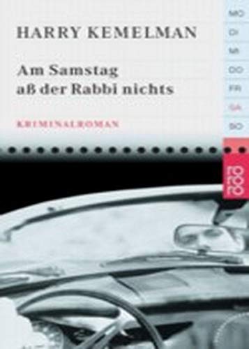 Am Samstag aß der Rabbi nichts. Kriminalroman (Rabbi Small, Band 2) Crime & Thrillers
