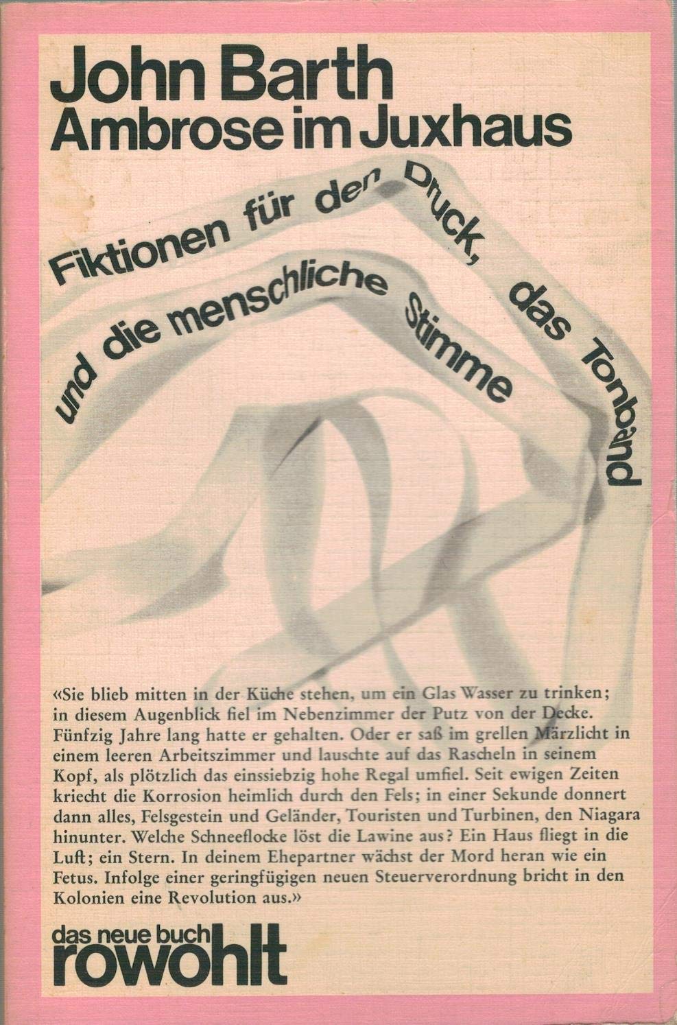 Ambrose im Juxhaus. Fiktionen für den Druck, das Tonband und die menschliche Stimme Books