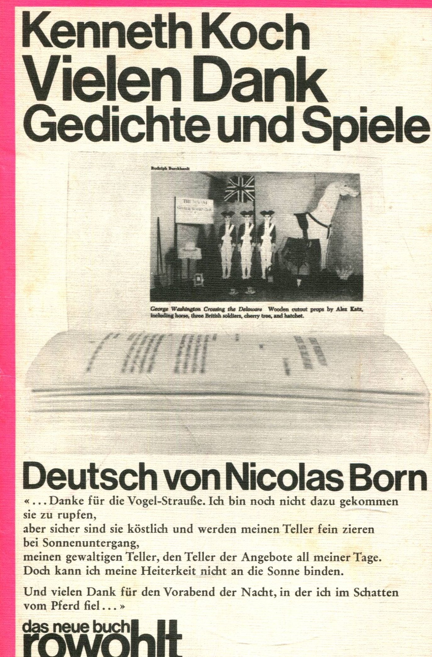 Vielen Dank. Gedichte und Spiele. Books