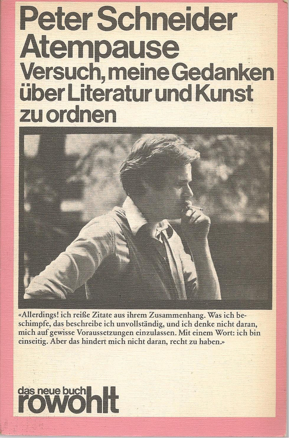 Atempause: Versuch, meine Gedanken über Literatur und Kunst zu ordnen Professional & Reference Books