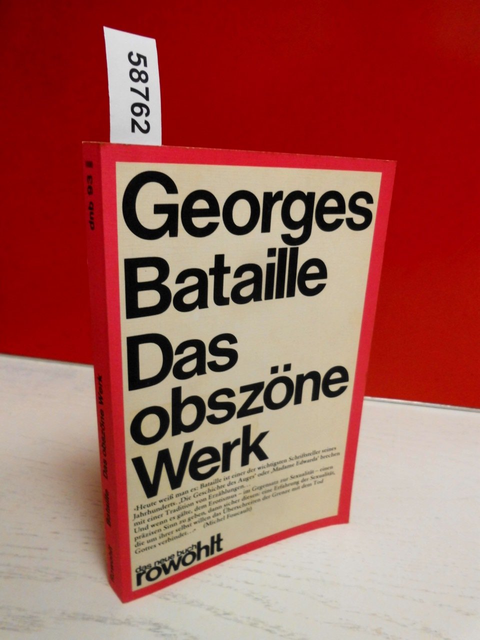 Das obszöne Werk Essays & Short Stories