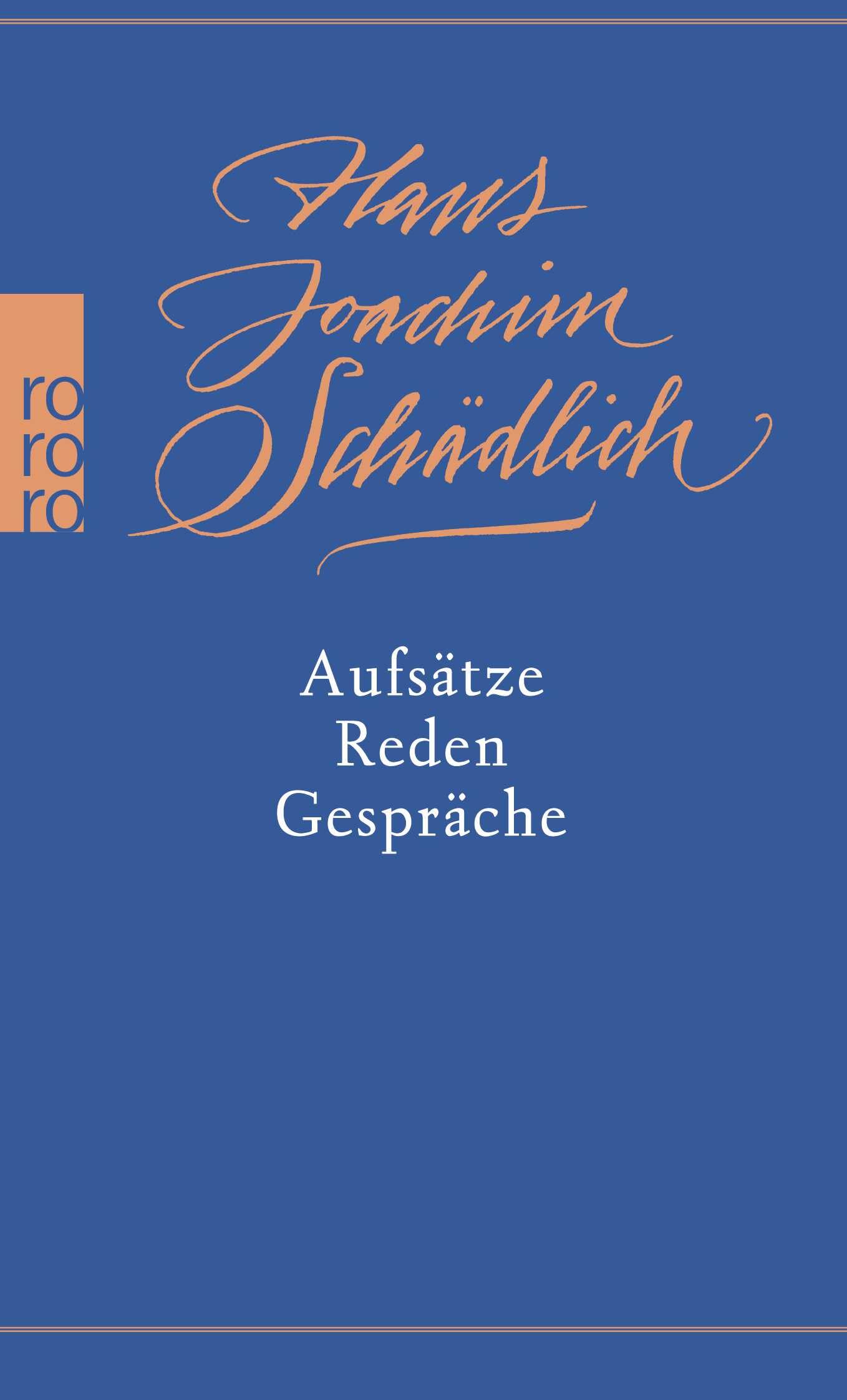 Aufsätze, Reden, Gespräche Contemporary literature