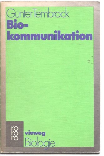 Biokommunikation Informationsübertragung im biologischen Bereich. Books