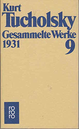 Gesammelte Werke in 10 Bänden. Band 10: 1932 Contemporary literature