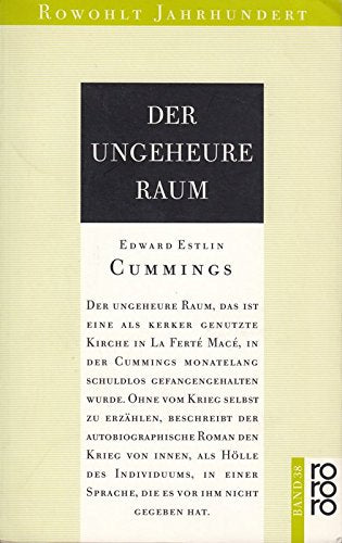Der ungeheure Raum Books