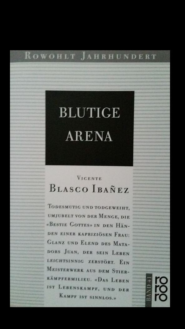 Blutige Arena Contemporary literature