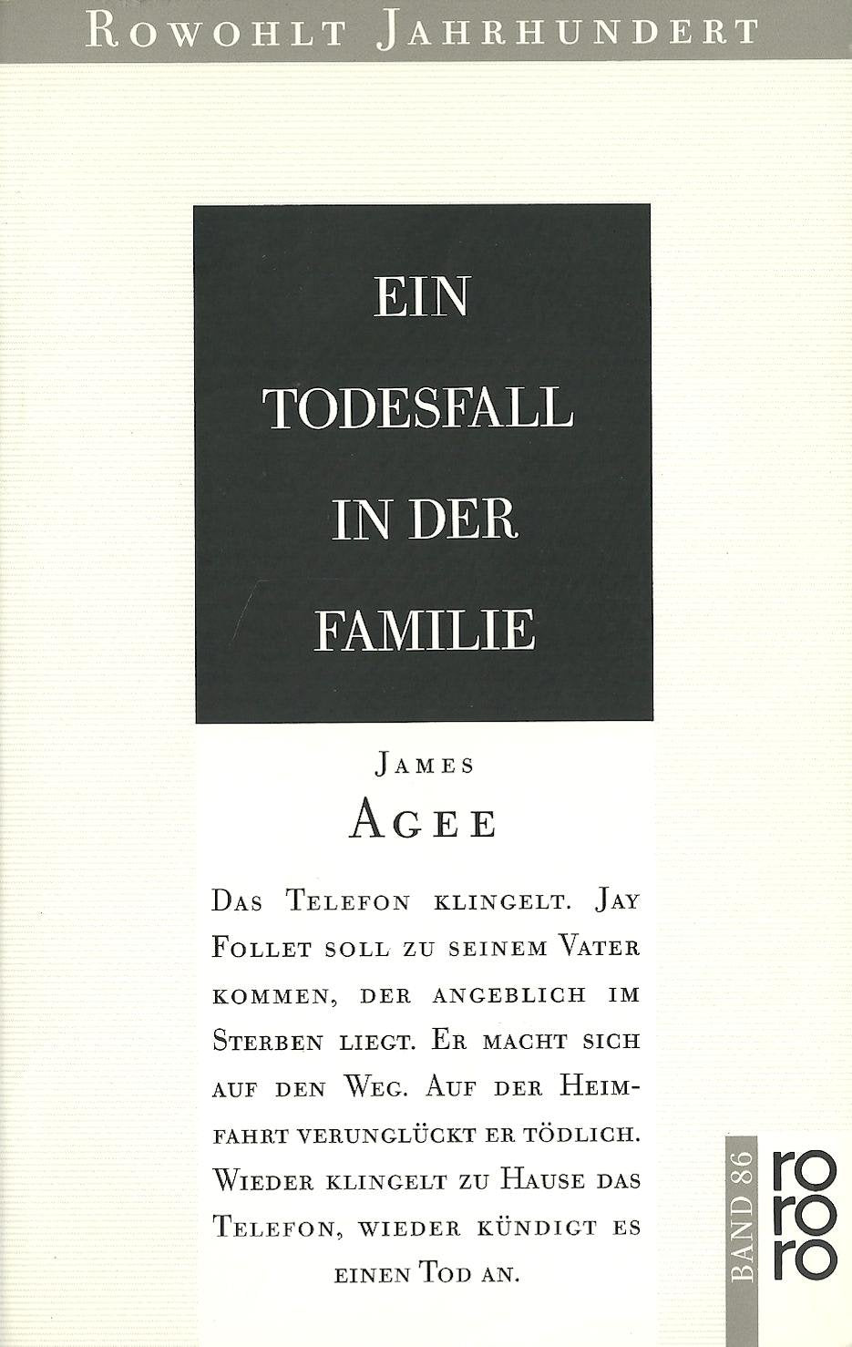 Ein Todesfall in der Familie. Roman (Rowohlt Jahrhundert, Band 86) Contemporary literature