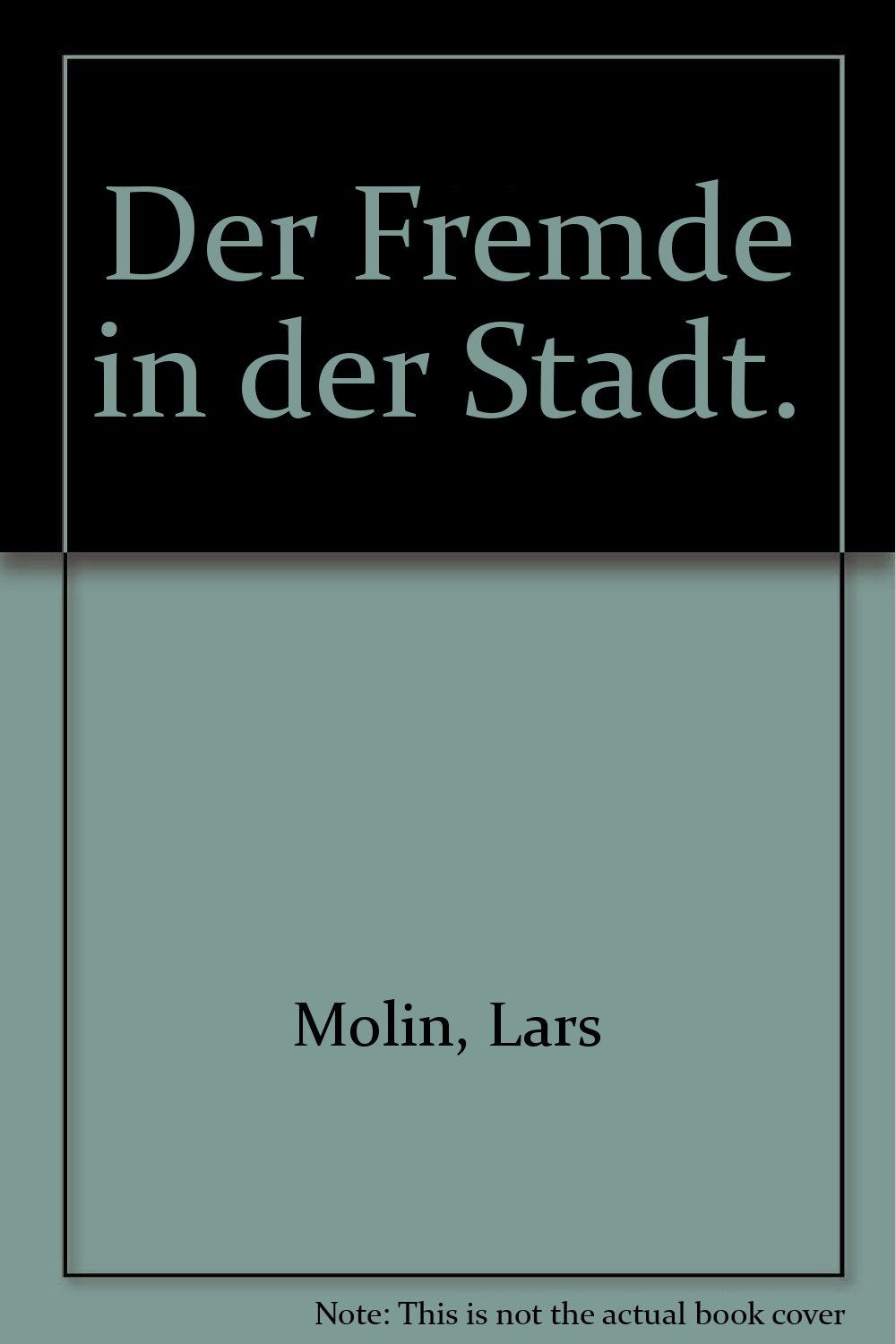 Der Fremde in der Stadt. Books