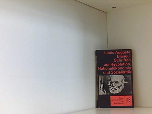 Schriften zur Revolution, Nationalökonomie und Sozialkritik. ( Texte des Sozialismus und Anarchismus.) Social Sciences
