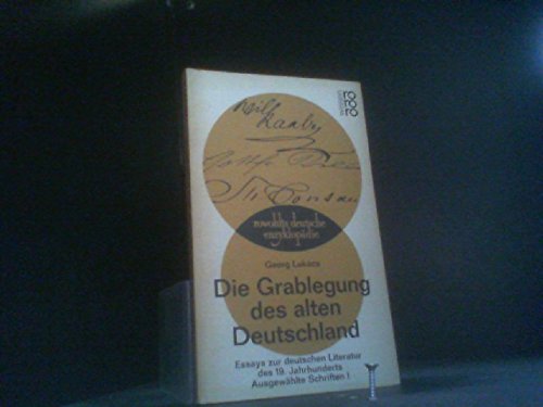 Die Grablegung des alten Deutschland. Essays zur deutschen Literatur des 19. Jahrhunderts. Social Sciences