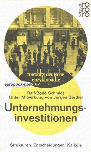 Unternehmungsinvestitionen. Books