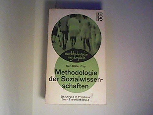 Methodologie der Sozialwissenschaften. Einführung in Probleme ihrer Theorienbildung. Social Sciences