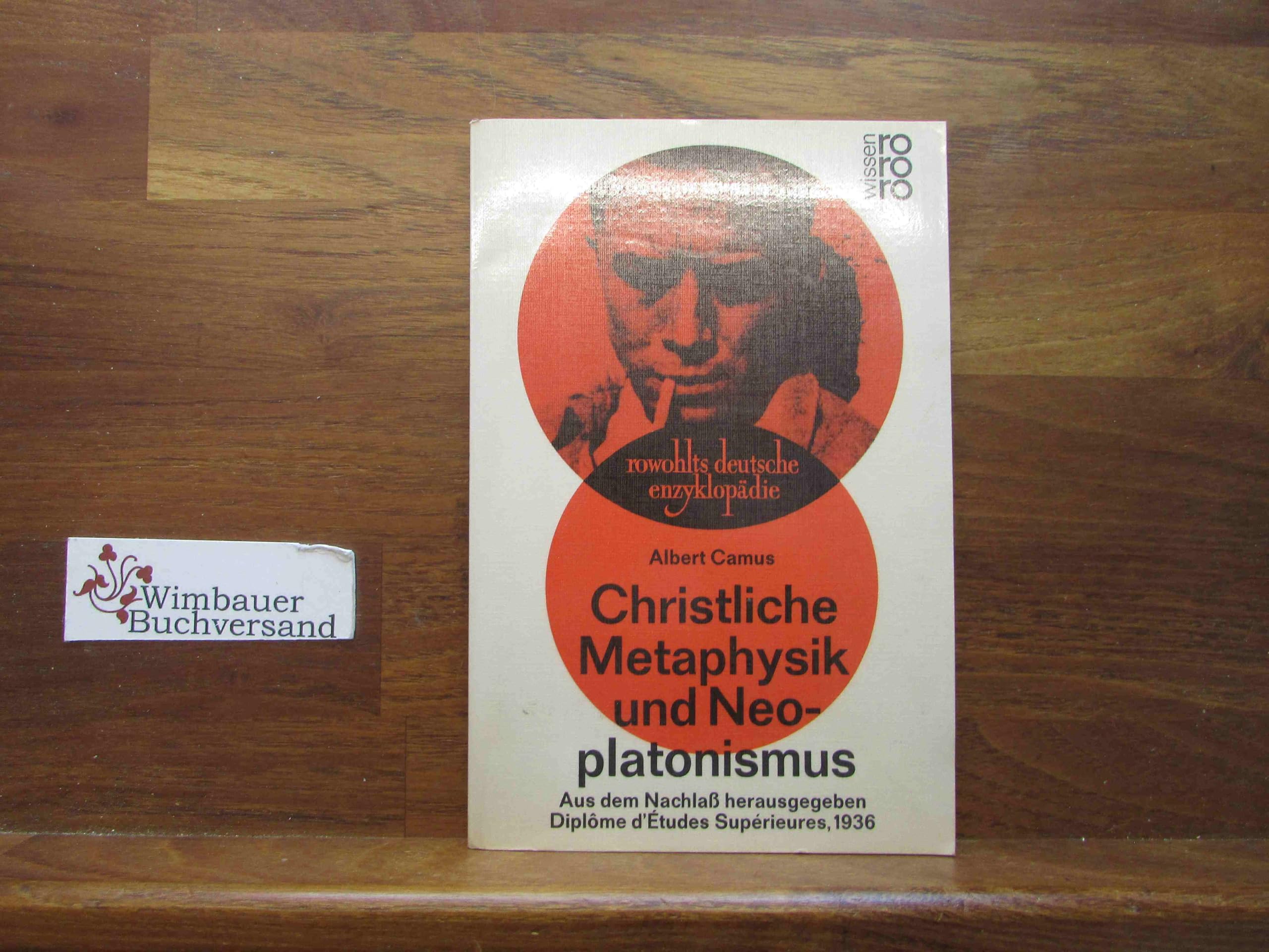 Christliche Metaphysik und Neoplatonismus: Diplome d'Etudes Superieures de Philosophie, 1936 (aus dem Nachlaß herausgegeben) Books