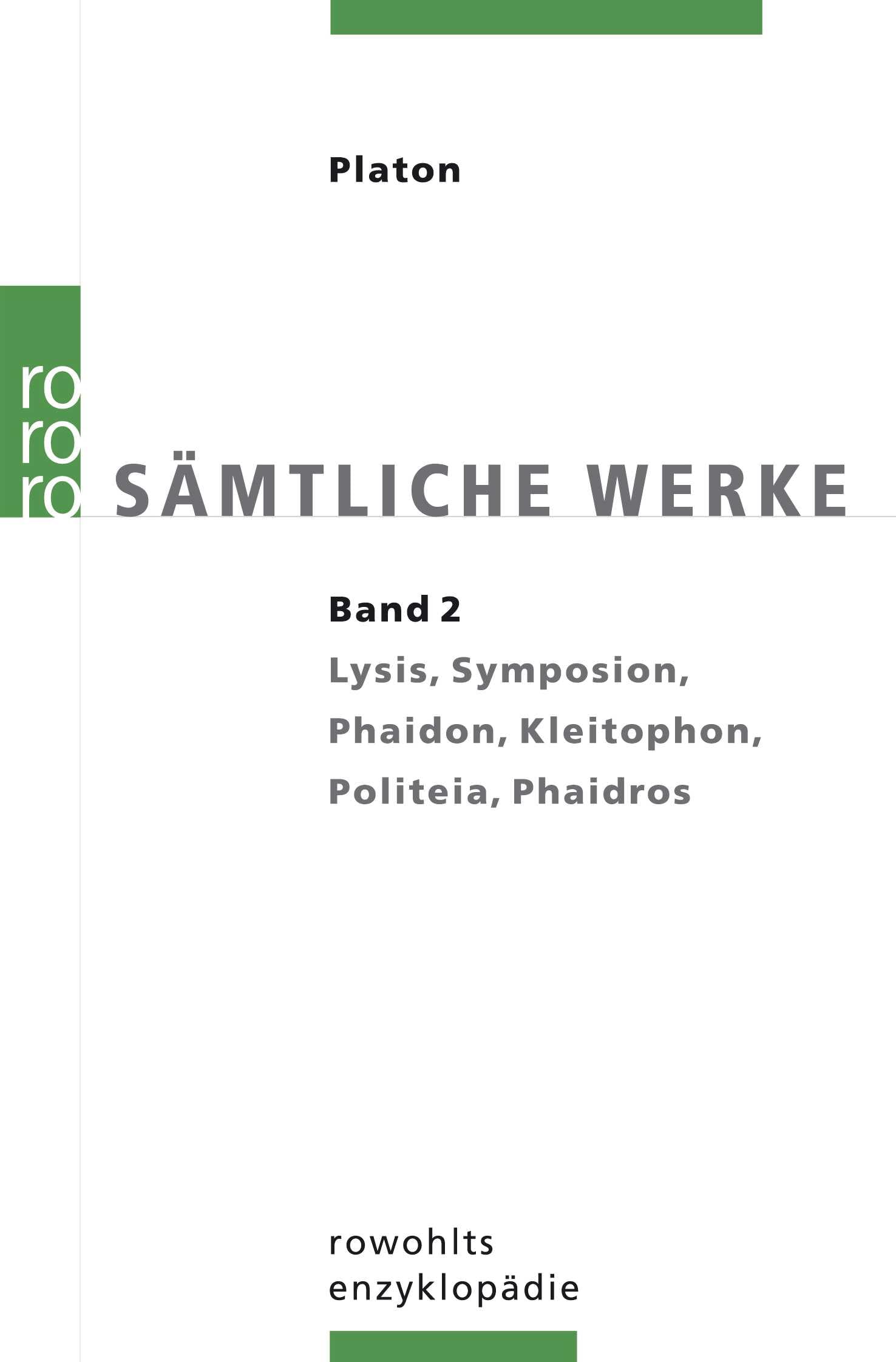 Sämtliche Werke 2 Philosophy