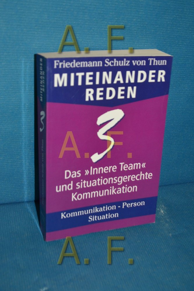 Miteinander reden. Kommunikationspsychologie für Führungskräfte Social Sciences
