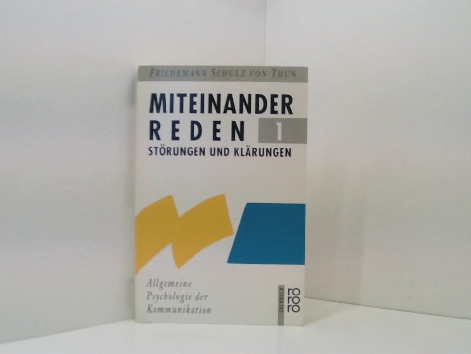 Miteinander reden 1 + 2: Störungen und Klärungen / Stile, Werte und Persönlichkeitsentwicklung Lifestyle