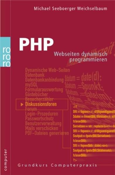 PHP: Webseiten dynamisch programmieren Computer Science