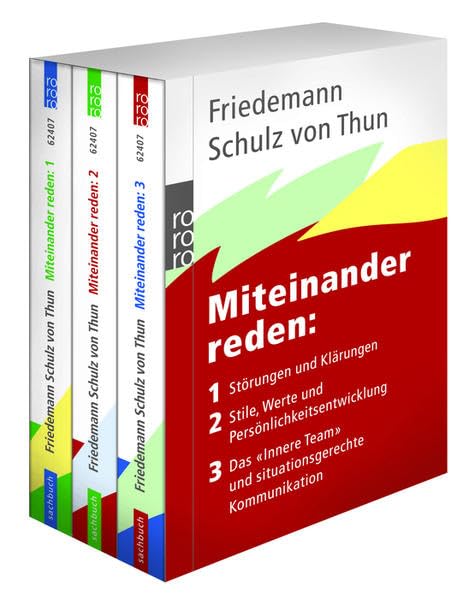 Miteinander reden, 1 Störungen und Klärungen, 2 Stile, Werte und Persönlichkeitsentwicklung, 3 Das innere Team und situationsgerechte Kommunikation Psychology
